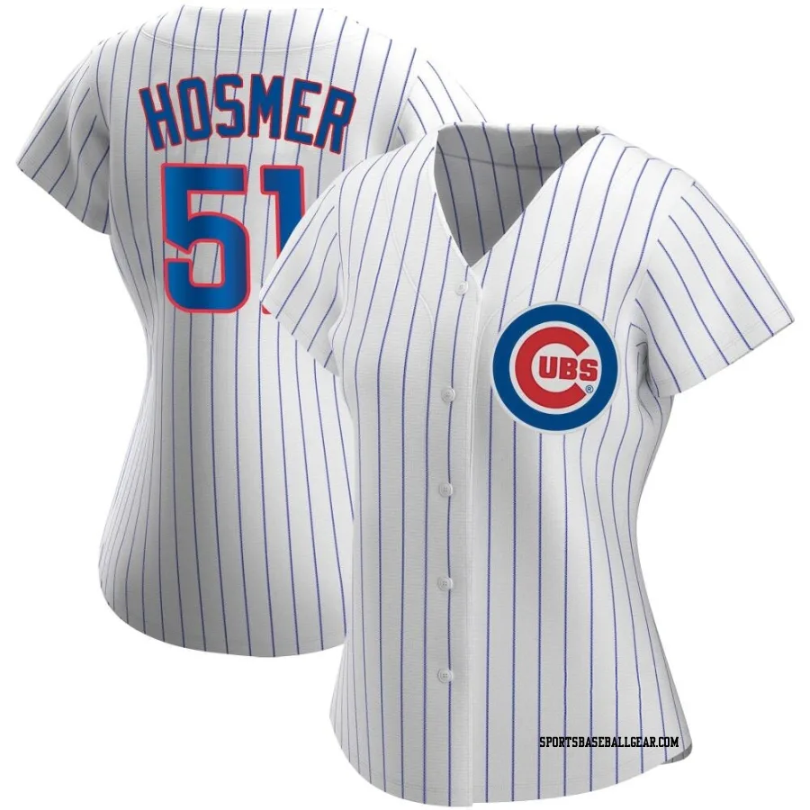 Eric Hosmer Women's Chicago Cubs White Replica Home Jersey