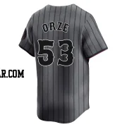 Eric Orze Men's New York Mets Limited Graphite 2024 City Connect Jersey