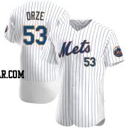 Eric Orze Men's New York Mets White Authentic Home Jersey