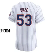 Eric Orze Men's New York Mets White Elite Home Jersey