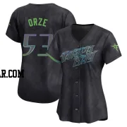 Eric Orze Women's Tampa Bay Rays Charcoal Limited 2024 City Connect Jersey