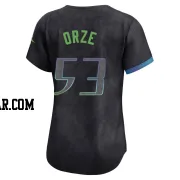 Eric Orze Women's Tampa Bay Rays Charcoal Limited 2024 City Connect Jersey