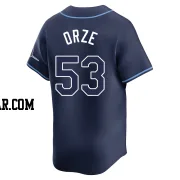 Eric Orze Youth Tampa Bay Rays Navy Limited Away Jersey