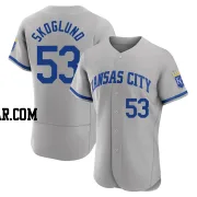 Eric Skoglund Men's Kansas City Royals Gray Authentic 2022 Road Jersey