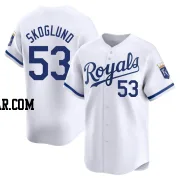 Eric Skoglund Youth Kansas City Royals White Limited Home Jersey