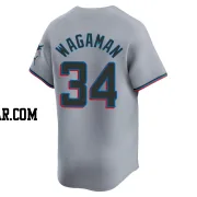 Eric Wagaman Men's Miami Marlins Gray Limited Road Jersey