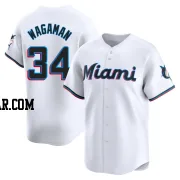 Eric Wagaman Men's Miami Marlins White Limited Home Jersey