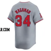 Eric Wagaman Youth Los Angeles Angels Gray Limited Away Jersey