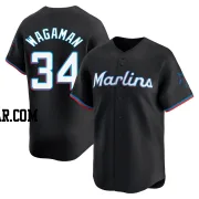 Eric Wagaman Youth Miami Marlins Black Limited Alternate Jersey