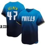 Erich Uelmen Men's Philadelphia Phillies Blue Limited 2024 City Connect Jersey