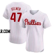 Erich Uelmen Men's Philadelphia Phillies White Elite Home Jersey