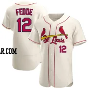 Erick Fedde Men's St. Louis Cardinals Cream Authentic Alternate Jersey