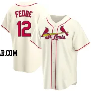 Erick Fedde Men's St. Louis Cardinals Cream Replica Alternate Jersey