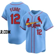 Erick Fedde Men's St. Louis Cardinals Light Blue Limited Alternate Jersey