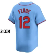 Erick Fedde Men's St. Louis Cardinals Light Blue Limited Alternate Jersey