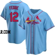 Erick Fedde Men's St. Louis Cardinals Light Blue Replica Alternate Jersey