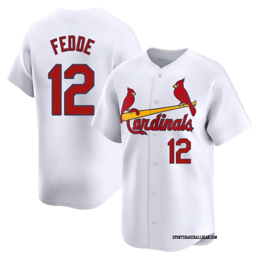 Erick Fedde Men's St. Louis Cardinals White Limited Home Jersey