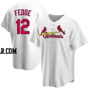 Erick Fedde Men's St. Louis Cardinals White Replica Home Jersey