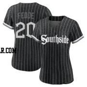 Erick Fedde Women's Chicago White Sox Black Replica 2021 City Connect Jersey