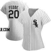 Erick Fedde Women's Chicago White Sox White Authentic Home Jersey