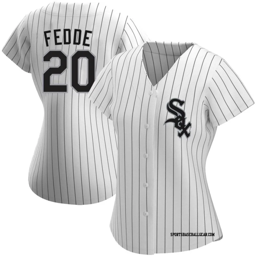 Erick Fedde Women's Chicago White Sox White Authentic Home Jersey