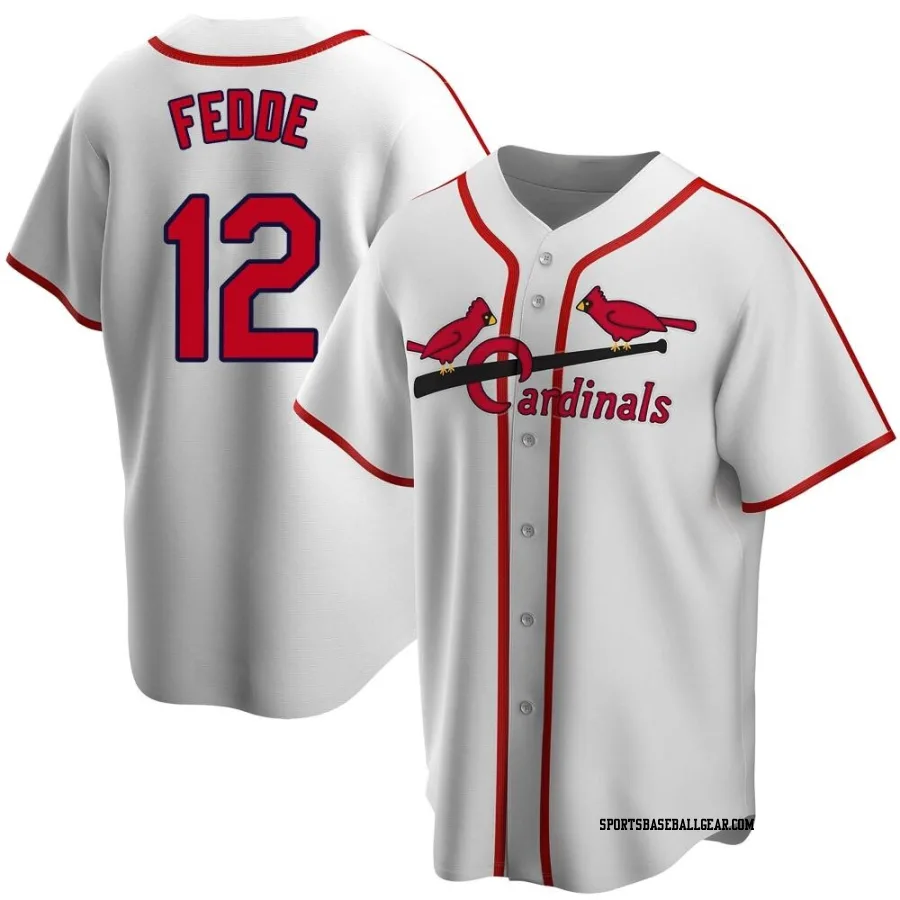 Erick Fedde Youth St. Louis Cardinals White Home Cooperstown Collection Jersey