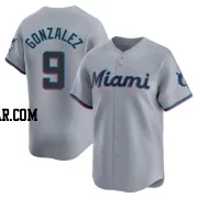 Erik Gonzalez Men's Miami Marlins Gray Limited Road Jersey