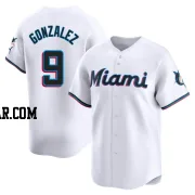 Erik Gonzalez Men's Miami Marlins White Limited Home Jersey