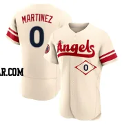 Erik Martinez Men's Los Angeles Angels Cream Authentic 2022 City Connect Jersey