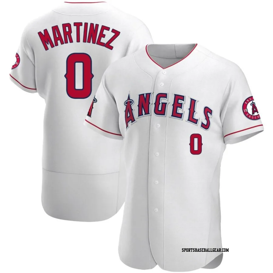 Erik Martinez Men's Los Angeles Angels White Authentic Jersey