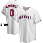 Erik Martinez Men's Los Angeles Angels White Replica Home Jersey