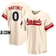 Erik Martinez Youth Los Angeles Angels Cream Replica 2022 City Connect Jersey