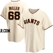 Erik Miller Men's San Francisco Giants Cream Replica Home Jersey