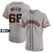 Erik Miller Men's San Francisco Giants Gray Elite Road Jersey