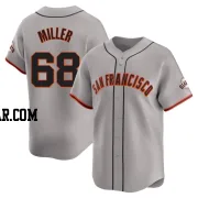 Erik Miller Men's San Francisco Giants Gray Limited Away Jersey