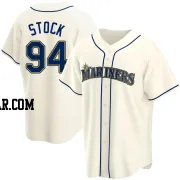 Erik Stock Youth Seattle Mariners Cream Replica Alternate Jersey