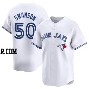 Erik Swanson Youth Toronto Blue Jays White Limited Home Jersey