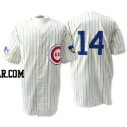 Ernie Banks Men's Chicago Cubs Cream Authentic 1969 Throwback Jersey