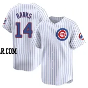 Ernie Banks Men's Chicago Cubs White Limited Home Jersey