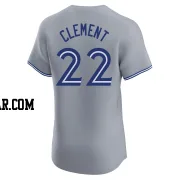 Ernie Clement Men's Toronto Blue Jays Gray Elite Road Jersey