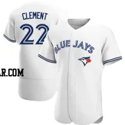 Ernie Clement Men's Toronto Blue Jays White Authentic Home Jersey