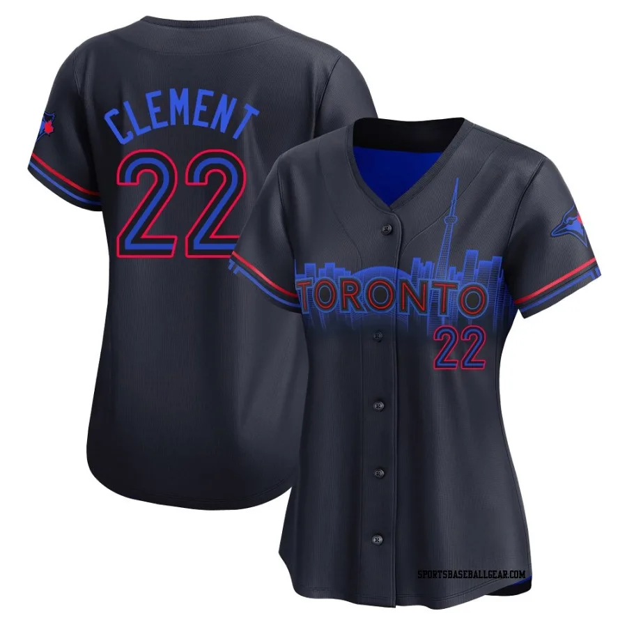 Ernie Clement Women's Toronto Blue Jays Black Limited 2024 City Connect Jersey