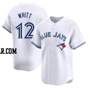 Ernie Whitt Men's Toronto Blue Jays White Limited Home Jersey