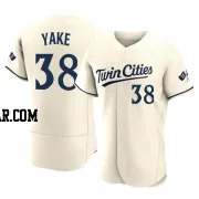 Ernie Yake Men's Minnesota Twins Cream Authentic Alternate 2023 Jersey