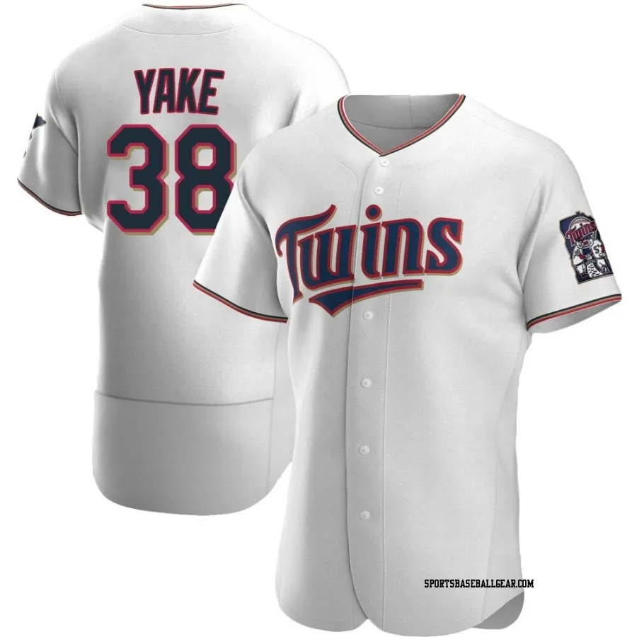 Ernie Yake Men's Minnesota Twins White Authentic Home Jersey