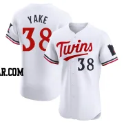 Ernie Yake Men's Minnesota Twins White Elite Home Jersey