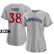 Ernie Yake Women's Minnesota Twins Gray Authentic Road Jersey