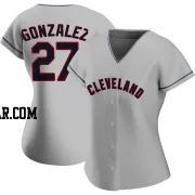 Esteban Gonzalez Women's Cleveland Guardians Gray Replica Road Jersey