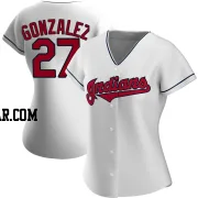 Esteban Gonzalez Women's Cleveland Guardians White Authentic Home Jersey