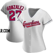 Esteban Gonzalez Women's Cleveland Guardians White Authentic Home Jersey